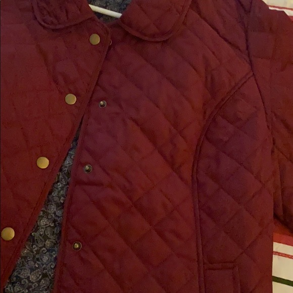 Quilted burgundy jacket by Appleseed’s petites - Picture 7 of 7